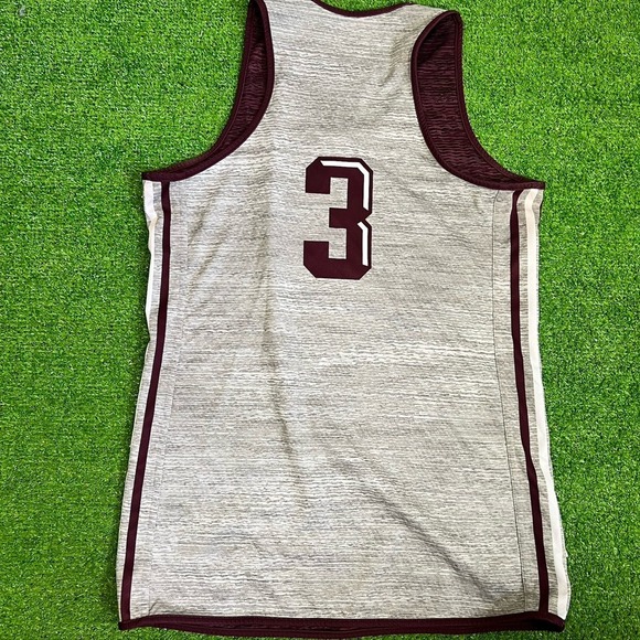 Texas A&M Team Issue Practice Jersey Med. Aggie Basketball Reversible Adidas EUC - Picture 4 of 8